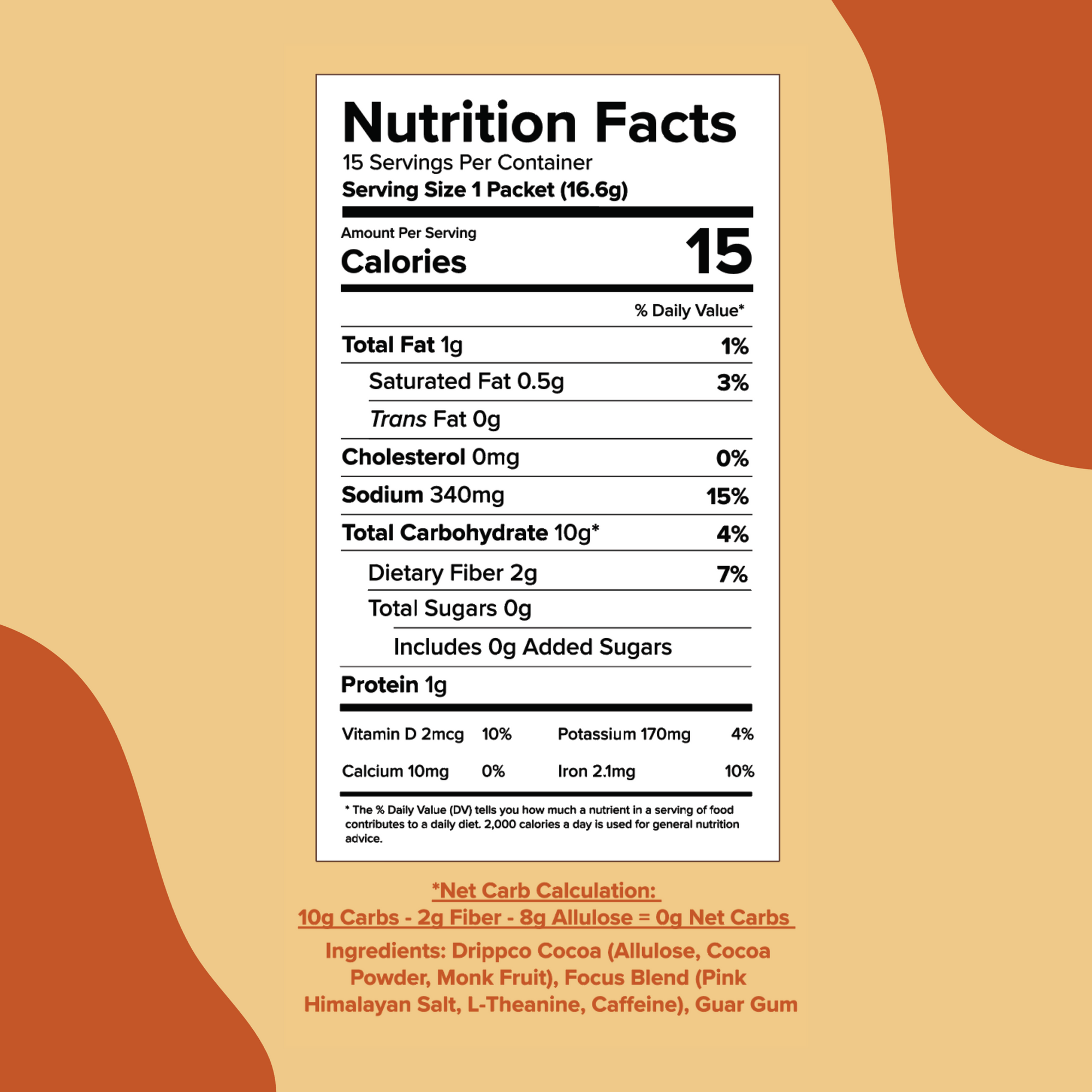 Drippco Classic Cocoa - 15 Ct.